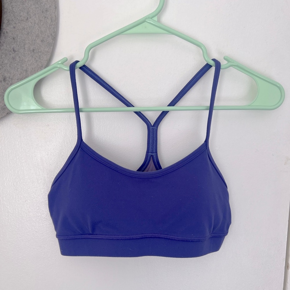 Purple Flow Y Lululemon Sports Bra! Size 4!